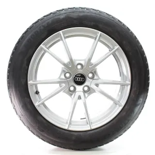 Audi A5 FU B10 Winterräder 5-Doppelspeichen Goodyear 215/55R17 DOT25 8B3601025A - Bild 3
