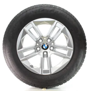 BMW 2er AT U06 Winterräder Doppelspeiche 186 Continental 205/65R16 DOT25 6888838 - Bild 2