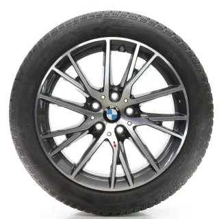 BMW 1er F40 2er F44 Winterräder Y-Speiche 489 Pirelli 195/55R17 7849122 DOT24 - Bild 1