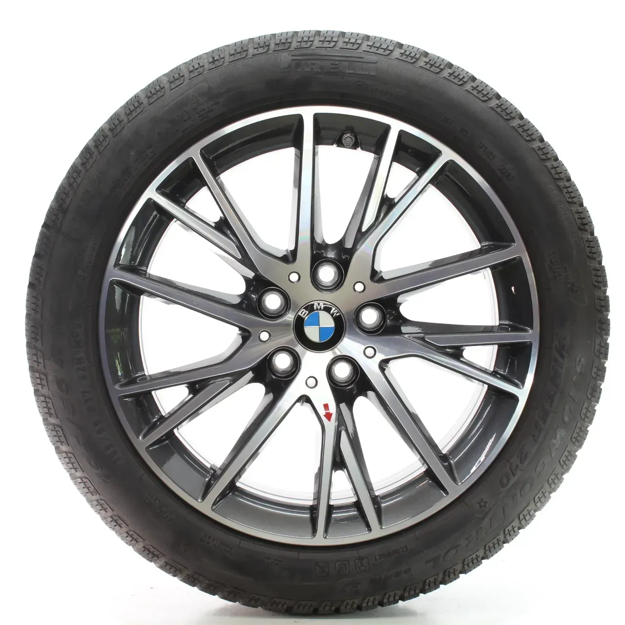 BMW 1er F40 2er F44 Winterräder Y-Speiche 489 Pirelli 195/55R17 7849122 DOT24 - Bild 1