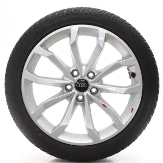 Audi A4 S4 8W Winterräder 5 V-Speichen Design Goodyear 245/40R18 97V 8W0601025 - Bild 4