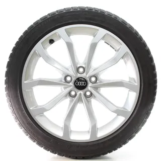 Audi A4 S4 8W Winterräder 10-Speichen V-Design 225/45R18 95H DOT23 8W0601025ED - Bild 6