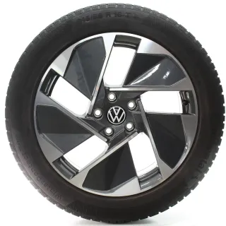 VW ID.3 E11 Winterräder East Derry Grau Glanz Continental 215/55R18 10A601025G - Bild 3