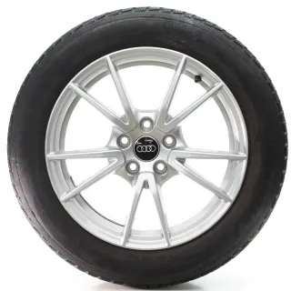 Audi A5 S5 FU Winterräder 5-Doppelspeichen Goodyear 215/55R17 DOT24 8B3601025A - Bild 1