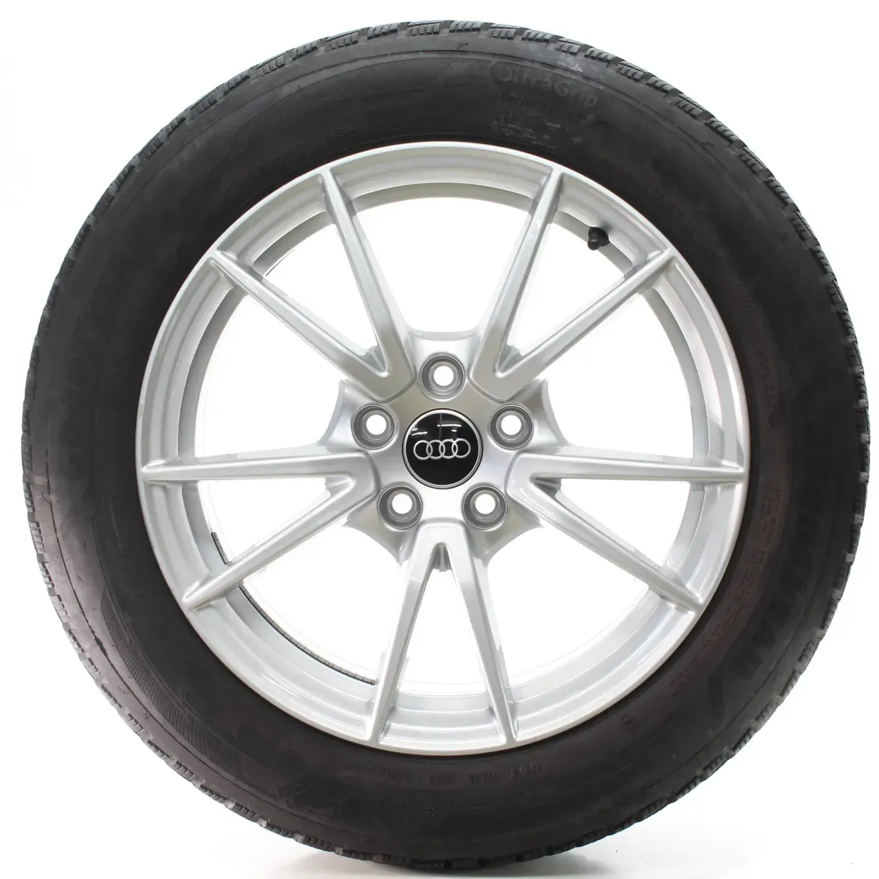 Audi A5 S5 FU Winterräder 5-Doppelspeichen Goodyear 215/55R17 DOT24 8B3601025A - Bild 1