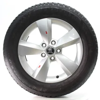 Skoda Karoq ND7 Winterräder Nanuq Semperit 215/60R16 99H DOT24 57A601025S-T - Bild 4