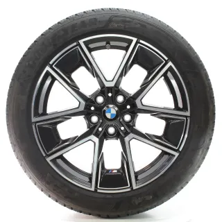 BMW 4er i4 G26 Winterräder M Aerodynamikrad 858 Goodyear 245/45R18 DOT24 8747286 - Bild 1