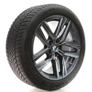 BMW 4er GC i4 G26 Winterräder Doppelspeiche 853 Goodyear 245/45R18 DOT23 6896768 - Bild 6