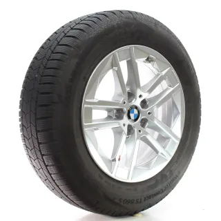 BMW 2er AT U06 Winterräder Doppelspeiche 186 Continental 205/65R16 DOT25 6888838 - Bild 6