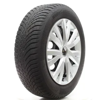 Golf 7 VII 5G Audi A3 8V Winterräder Stahl Conti 205/55R16 DOT24 5Q0601027BS - Bild 6