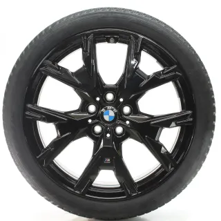 BMW 1er F70 Winterräder M Y-Speiche 976 Hankook 195/45R19 91H DOT25 5A7F0A5 - Bild 1