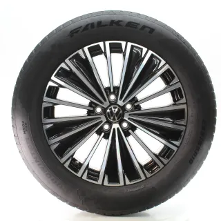 VW Tiguan CT1 Winterräder Napoli Schwarz Glanz Falken 235/55R18 DOT24 571601025K - Bild 4