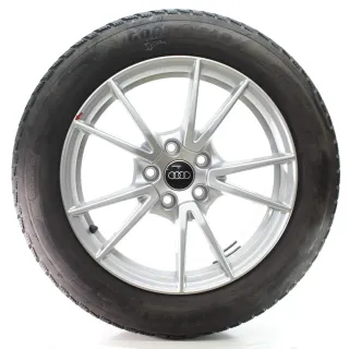 Audi A5 FU B10 Winterräder 5-Doppelspeichen Goodyear 215/55R17 DOT24 8B360102 - Bild 4
