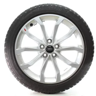 Audi A4 S4 8W Winterräder 10-Speichen V-Design 225/45R18 95H DOT23 8W0601025ED - Bild 4