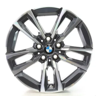BMW 2er U06 Alufelge M Doppelspeiche 834 Gunmetal Grey 7Jx17 ET41 36116891175 - Bild 1