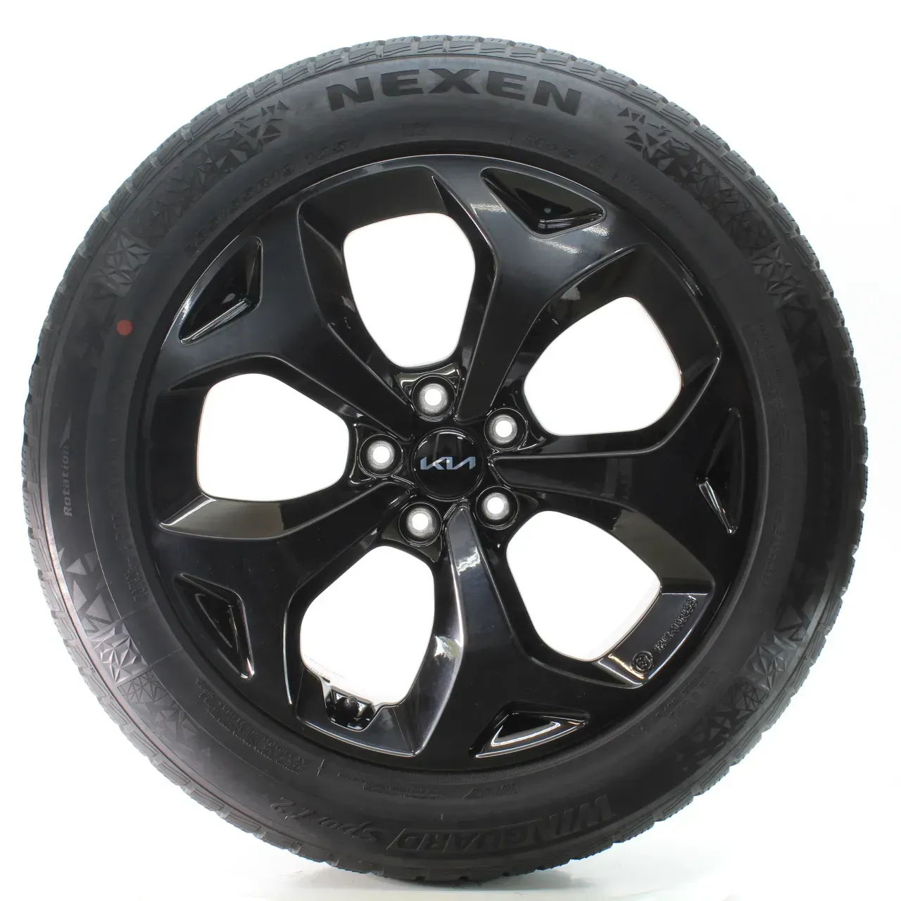 KIA EV5 Winterräder Iksan Schwarz Nexen 235/55R19 105V DOT25 X9400ADE09 - Bild 1