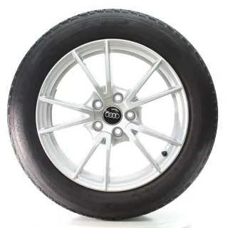 Audi A5 FU B10 Winterräder 5-Doppelspeichen Goodyear 215/55R17 DOT24 8B3601025A - Bild 2