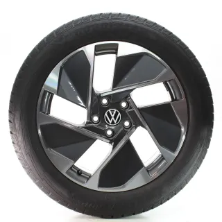 VW ID.3 E11 E12 Winterräder East Derry Grau Glanz Goodyear 215/55R18 10A601025G - Bild 4