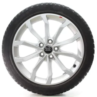 Audi A4 S4 8W Winterräder 10-Speichen V-Design 225/45R18 95H DOT23 8W0601025ED - Bild 4