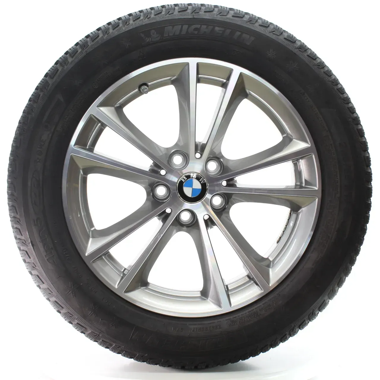 BMW 5er G30 G31 Winterräder V-Speiche 631 Michelin 225/55R17 97H 6863417 - Bild 1
