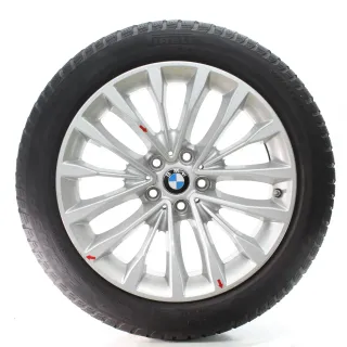 BMW 5er G30 G31 Winterräder W-Speiche 632 Pirelli 245/45R18 100V DOT25 6863418 - Bild 4