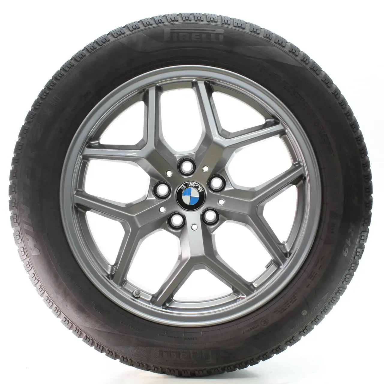 BMW 5er G60 G61 Winterräder Y-Speiche 932 Pirelli 225/55R18 102H DOT25 5A324D5 - Bild 1