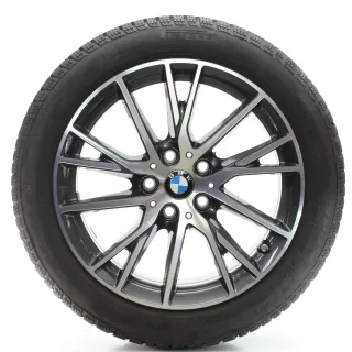 BMW 1er F40 2er F44 Winterräder Y-Speiche 489 Pirelli 195/55R17 7849122 DOT24 - Bild 4