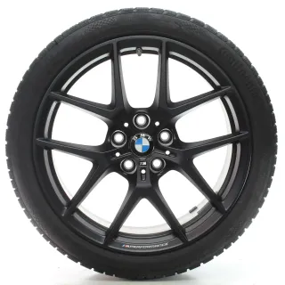 BMW 1er F40 2er F44 Winterräder M Y-Speiche 554 Conti 225/40R18 DOT24 8092354 - Bild 1
