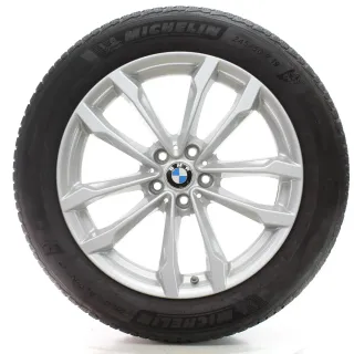 BMW X3 G01 X4 G02 Winterräder V-Speiche 691 Michelin 245/50R19 DOT23 6877325 - Bild 1
