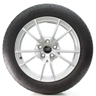 Audi A5 S5 FU5 Winterräder 5-Doppelspeichen Goodyear 215/55R17 DOT24 8B3601025A - Bild 1