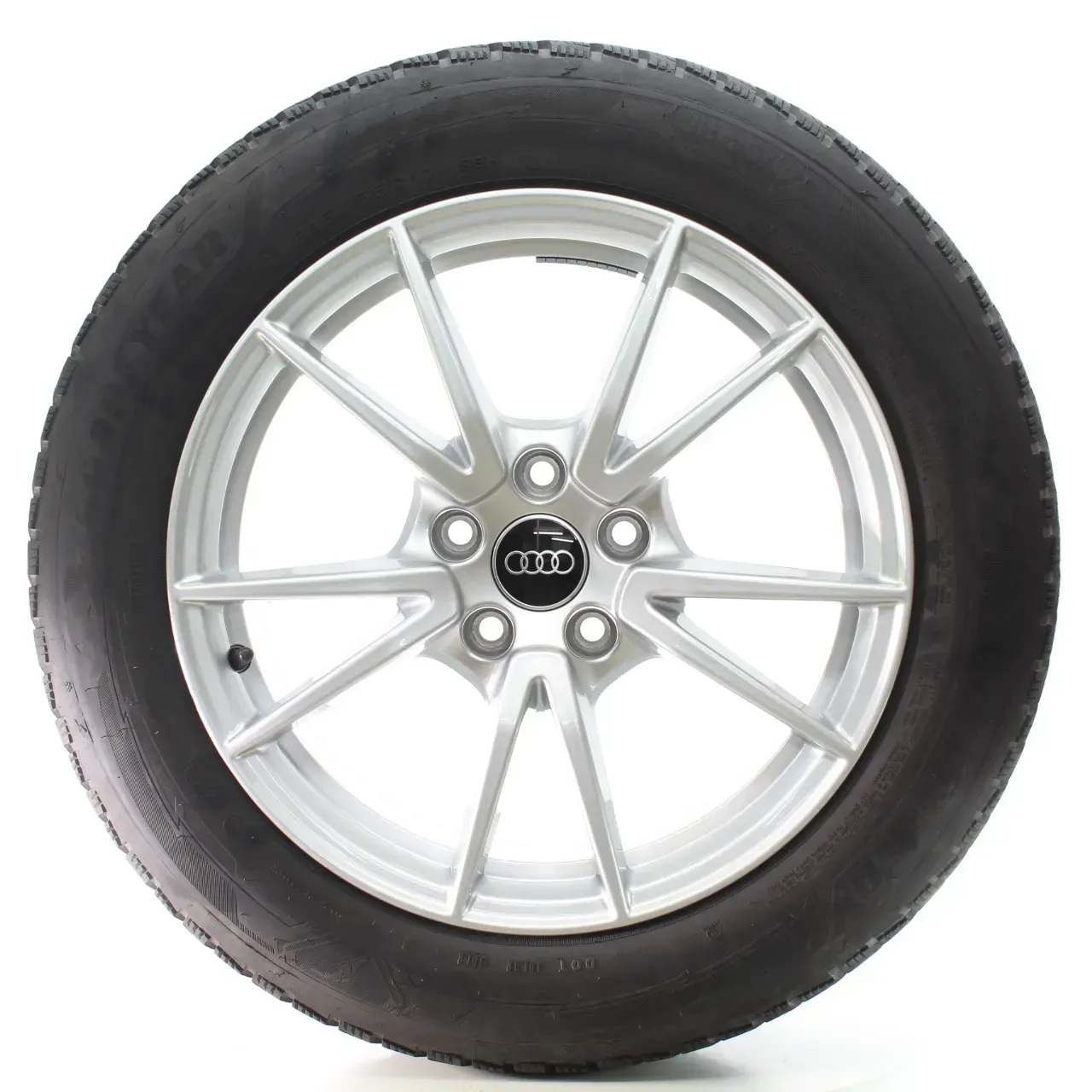 Audi A5 S5 FU5 Winterräder 5-Doppelspeichen Goodyear 215/55R17 DOT24 8B3601025A - Bild 1