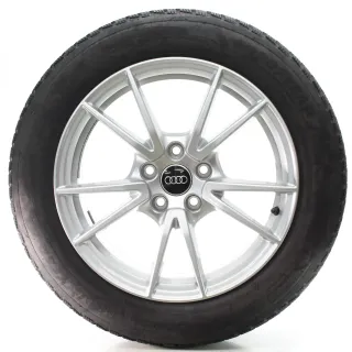 Audi A5 S5 FU Winterräder 5-Doppelspeichen Goodyear 215/55R17 DOT24 8B3601025A - Bild 3