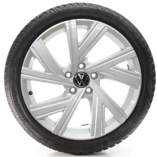 VW Golf 8 VIII CD1 Winterräder Bergamo Bridgestone 225/40R18 DOT25 5H0601025AB - Bild 2