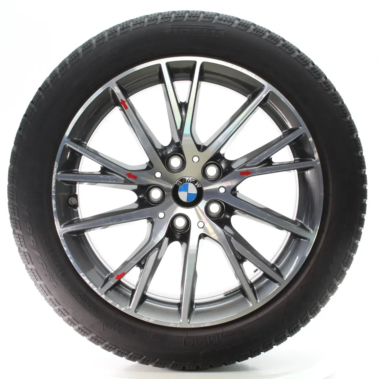 BMW 1er F40 2er F44 Winterräder Y-Speiche 489 Pirelli 195/55R17 7849122 - Bild 1