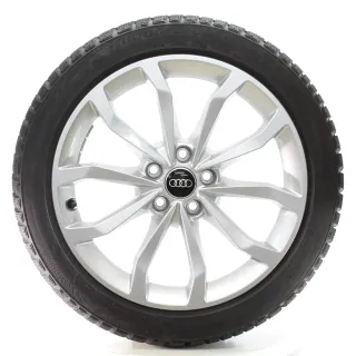 Audi A4 S4 8W Winterräder 10-Speichen V-Design 225/45R18 95H DOT24 8W0601025ED - Bild 1