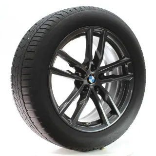BMW X3 G01 X4 G02 Winterräder Doppelspeiche 698 M Conti 245/50R19 DOT25 8093921 - Bild 6