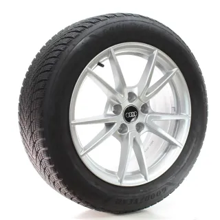 Audi A5 FU B10 Winterräder 5-Doppelspeichen Goodyear 215/55R17 DOT25 8B3601025A - Bild 6