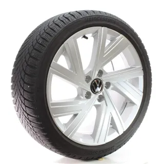 VW Golf 8 VIII CD1 Winterräder Bergamo Bridgestone 225/40R18 DOT25 5H0601025AB - Bild 8