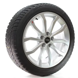 Audi A4 S4 8W Winterräder 10-Speichen V-Design 225/45R18 95H DOT23 8W0601025ED - Bild 6