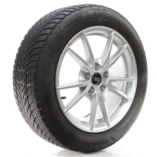 Audi A5 FU B10 Winterräder 5-Doppelspeichen Goodyear 215/55R17 DOT24 8B360102 - Bild 6