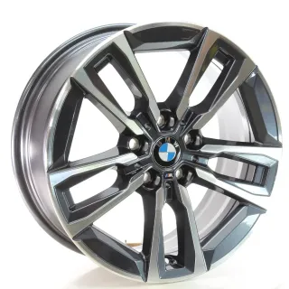 BMW 2er U06 Alufelge M Doppelspeiche 834 Gunmetal Grey 7Jx17 ET41 36116891175 - Bild 3