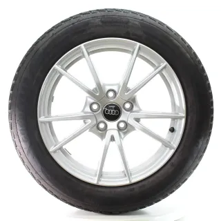 Audi A5 FU B10 Winterräder 5-Doppelspeichen Goodyear 215/55R17 DOT24 8B3601025A - Bild 2