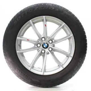 BMW X3 G01 X4 G02 Winterräder V-Speiche 618 Pirelli 225/60R18 104H 6880047 - Bild 2