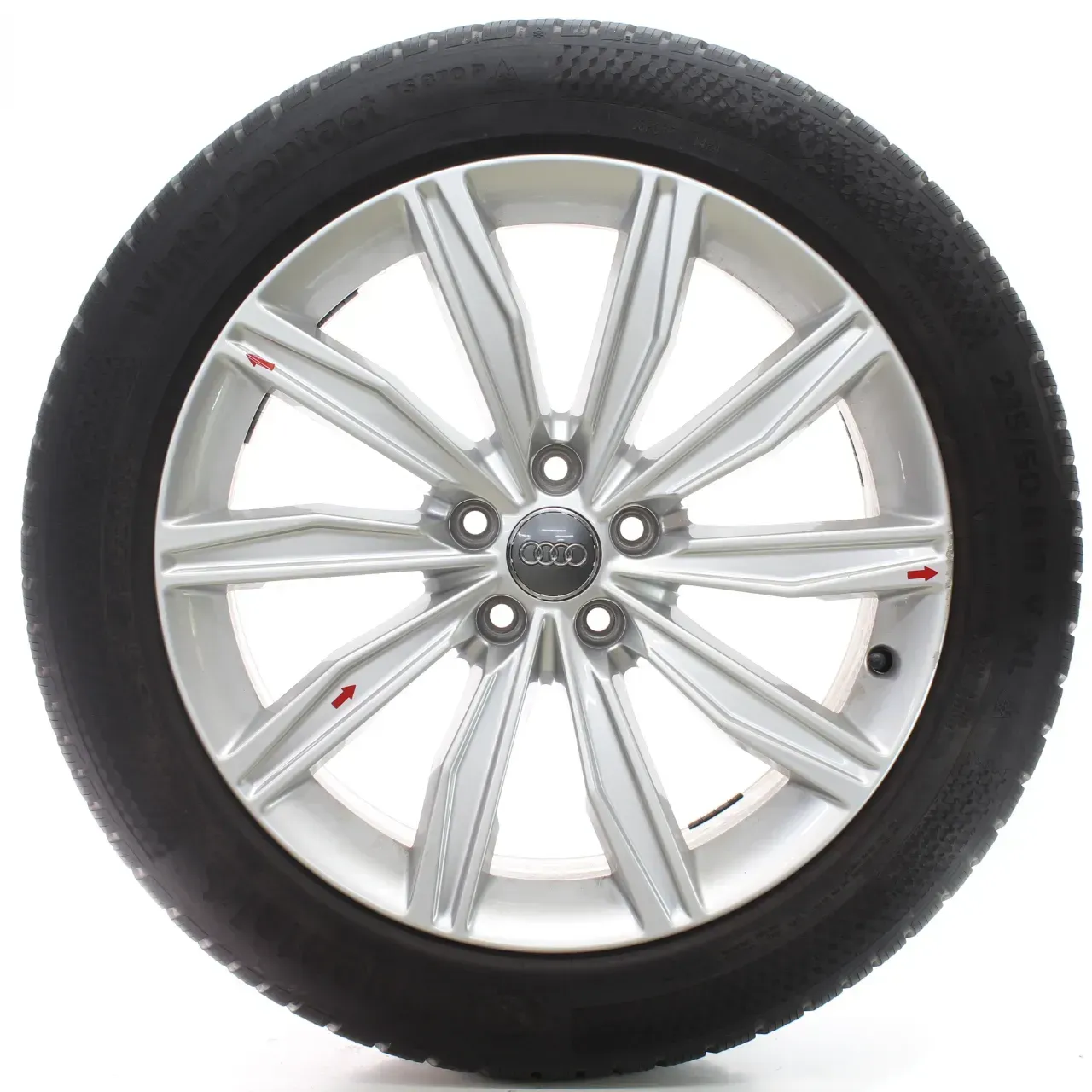 Audi A6 S6 4K Winterräder 10-Speichen-Dynamik Conti 235/50R19 DOT24 4K0601025G - Bild 1