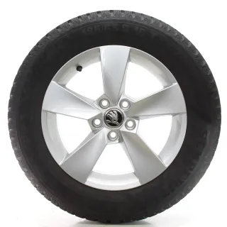 Skoda Fabia IV PJ3 Winterräder 5-Speichen Semperit 185/65R15 DOT25 6VA601025M - Bild 3