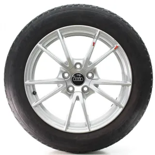 Audi A5 S5 FU Winterräder 5-Doppelspeichen Goodyear 215/55R17 DOT24 8B3601025A - Bild 4