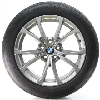 BMW 3er G20 G21 Winterräder V-Speiche 776 Conti 225/50R17 98H DOT24 6883518 - Bild 1