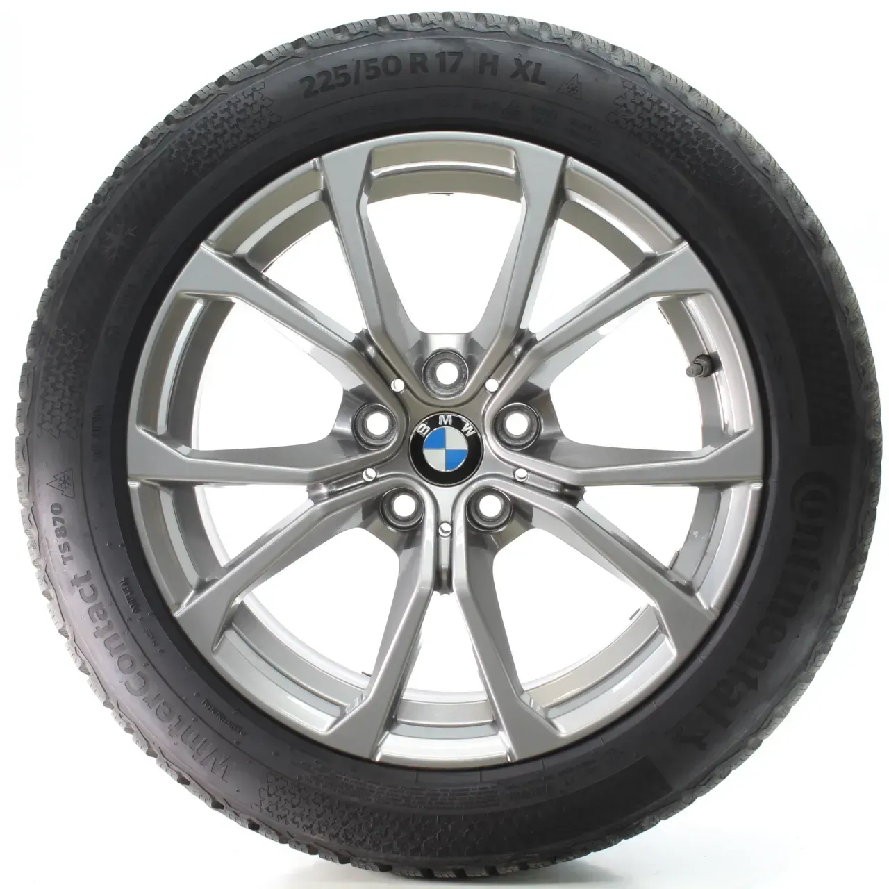 BMW 3er G20 G21 Winterräder V-Speiche 776 Conti 225/50R17 98H DOT24 6883518 - Bild 1