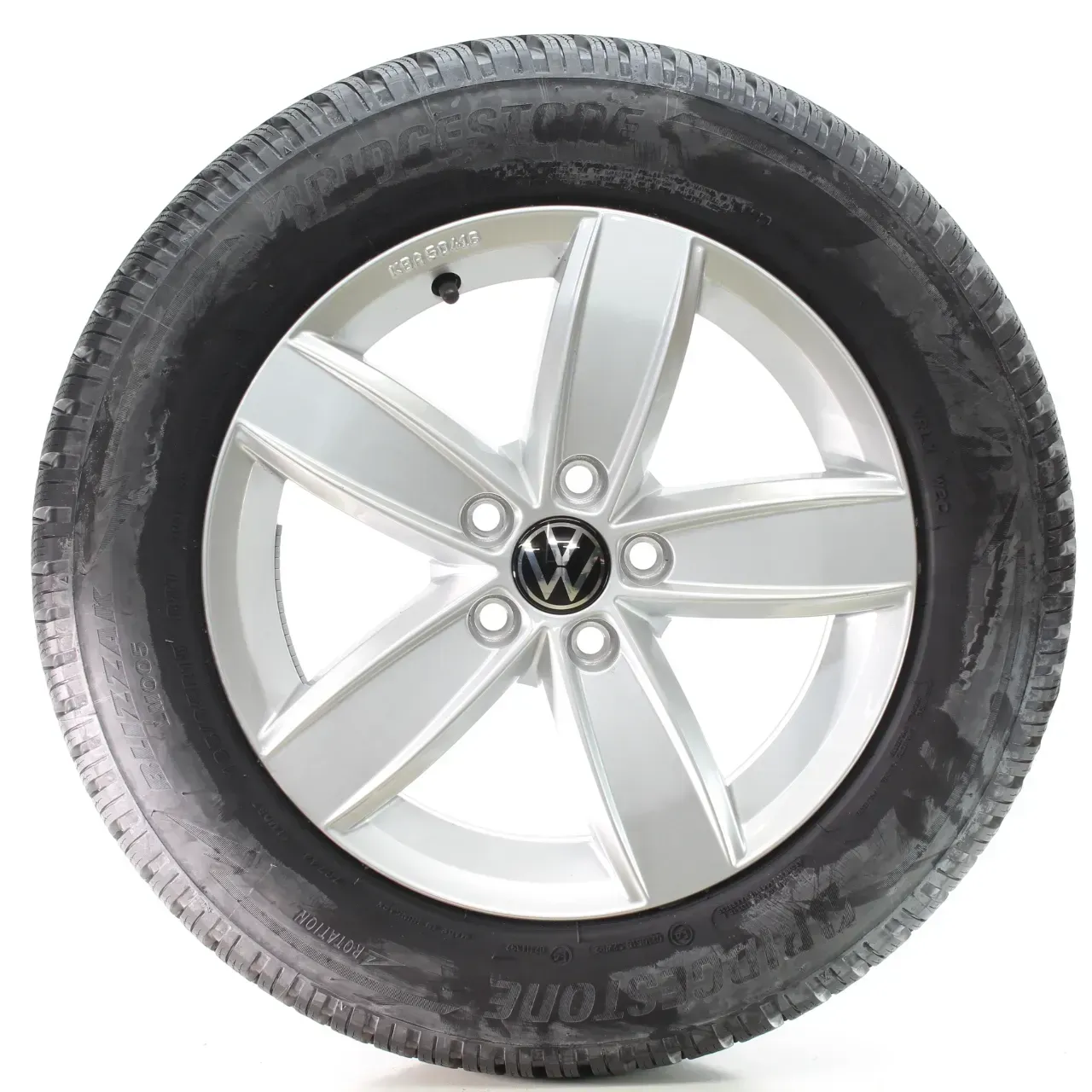 VW Polo 2G AW AE Winterräder Corvara Bridgestone 185/65R15 88T DOT23 2G0071495 - Bild 1
