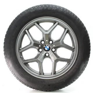 BMW 5er G60 G61 Winterräder Y-Speiche 932 Pirelli 225/55R18 102H DOT25 5A324D5 - Bild 2